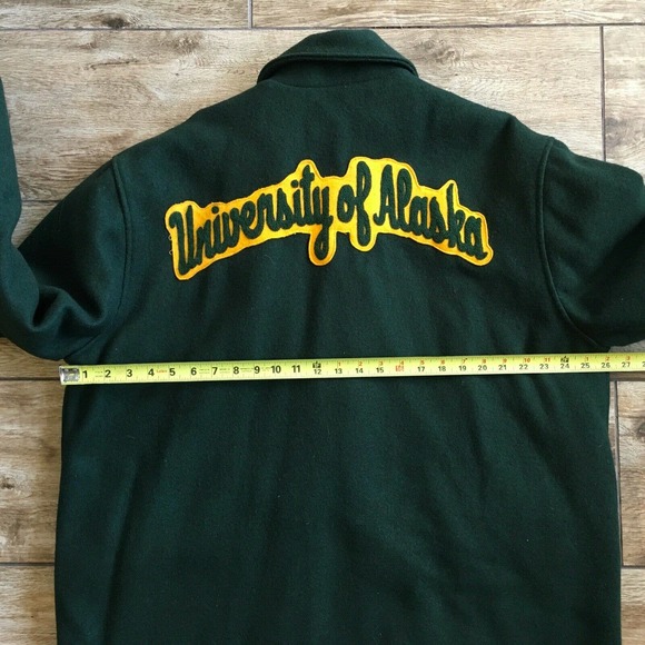 Vintage University Of Alaska Anchorage Trophy Jacket Coat Made USA - Picture 3 of 7